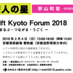86. WorldShift Kyoto Forum 2018